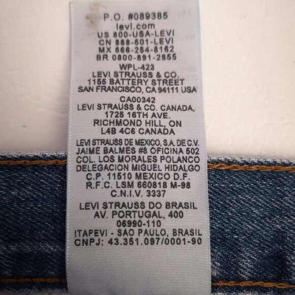 Levi's 550 Men's Size 42 Waist Straight Legs Medium Wash Jeans - Picture 10 of 13